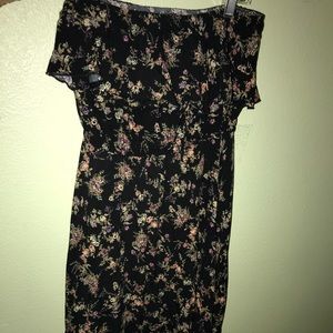 Off-the-Shoulder Floral Dress